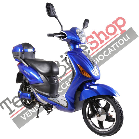 Bici Elettrica Scooter Z-TECH ZT-09-C 500W 20Ah 48V Batteria Piombo colore Blu