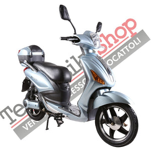 Bici Elettrica Scooter Z-TECH ZT-09-A  250W 12 Ah 48V Batteria Piombocolore Azzurro