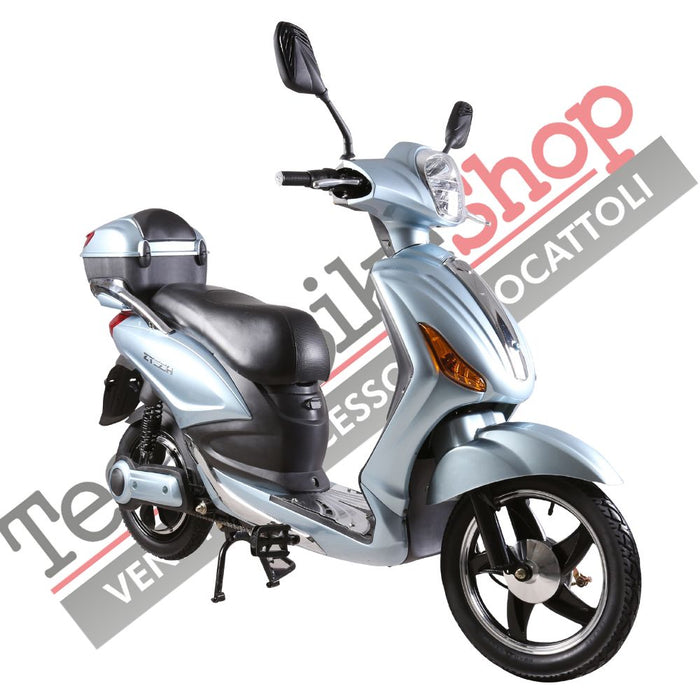 Bici Elettrica Scooter Z-TECH ZT-09-AL  12 Ah 250W 48V Batteria Litio colore Azzurro