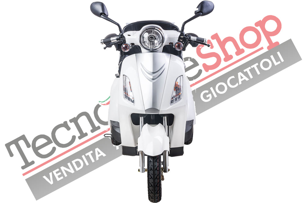 Scooter Z-TECH ZT-15-D  polliciTRILUX PLUS pollici 3 RUOTE Diffperenziale per Disabili e Anziani colore Bianco