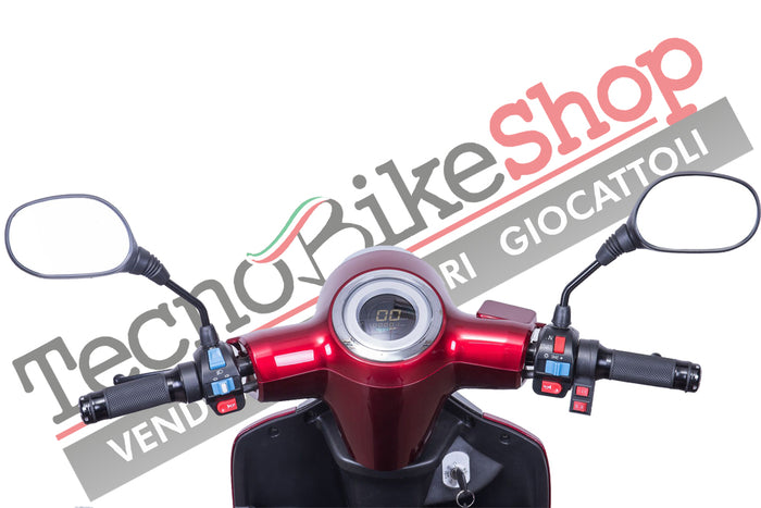 Scooter Z-TECH ZT-15-E "TRILUX PLUS"  3 RUOTE Differenziale per Disabili e Anziani-Rosso