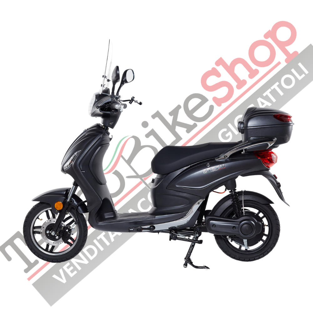 Bici Elettrica Scooter Z-TECH  ZT-09-FL 1000W 20Ah 60V Batteria Litio-Nero Opaco Matto