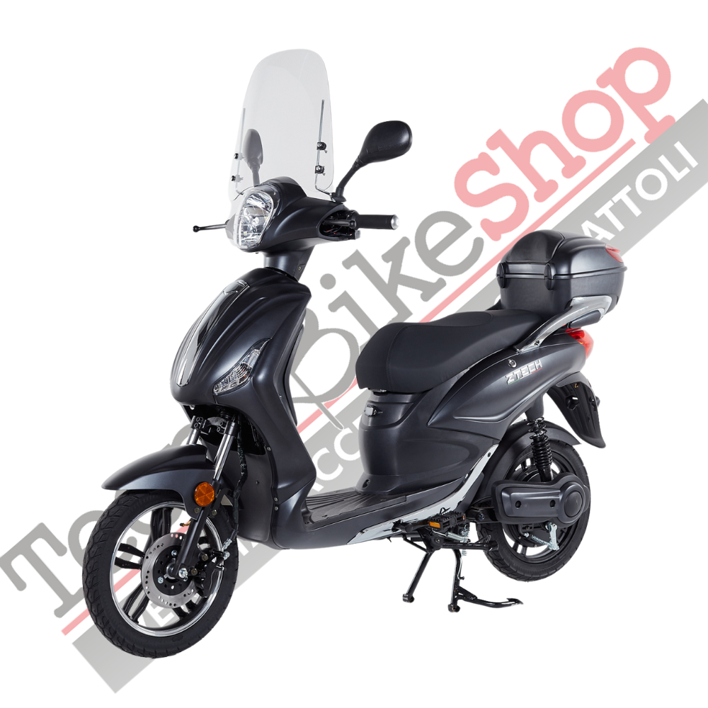 Bici Elettrica Scooter Z-TECH  ZT-09-FL 1000W 20Ah 60V Batteria Litio-Nero Opaco Matto